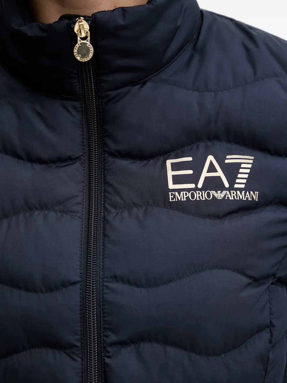Ea7 Emporio Armani Gewatteerd jack Blauw