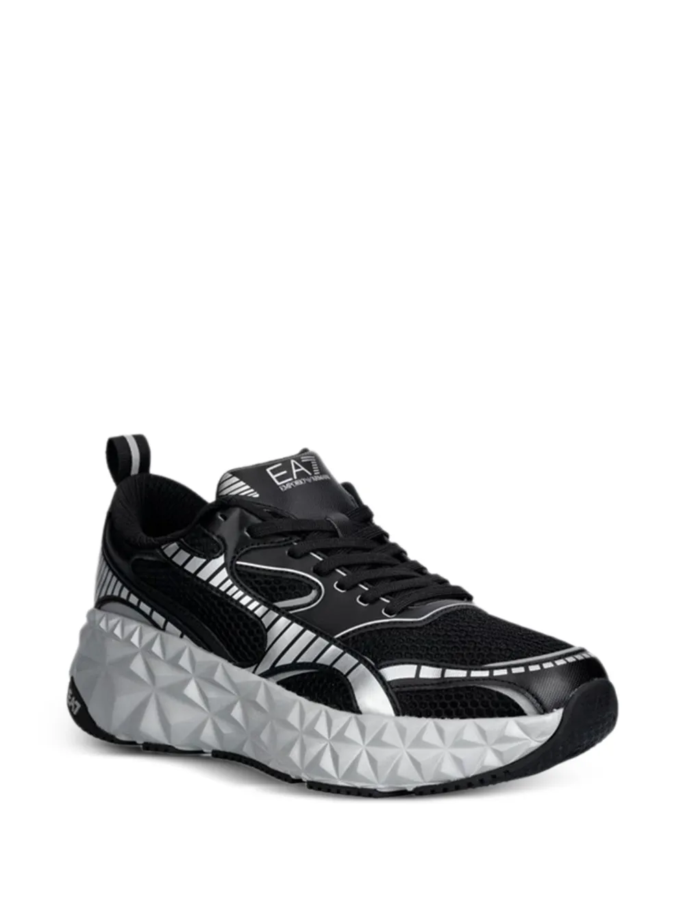 Ea7 Emporio Armani Sneakers met vlakken Zwart