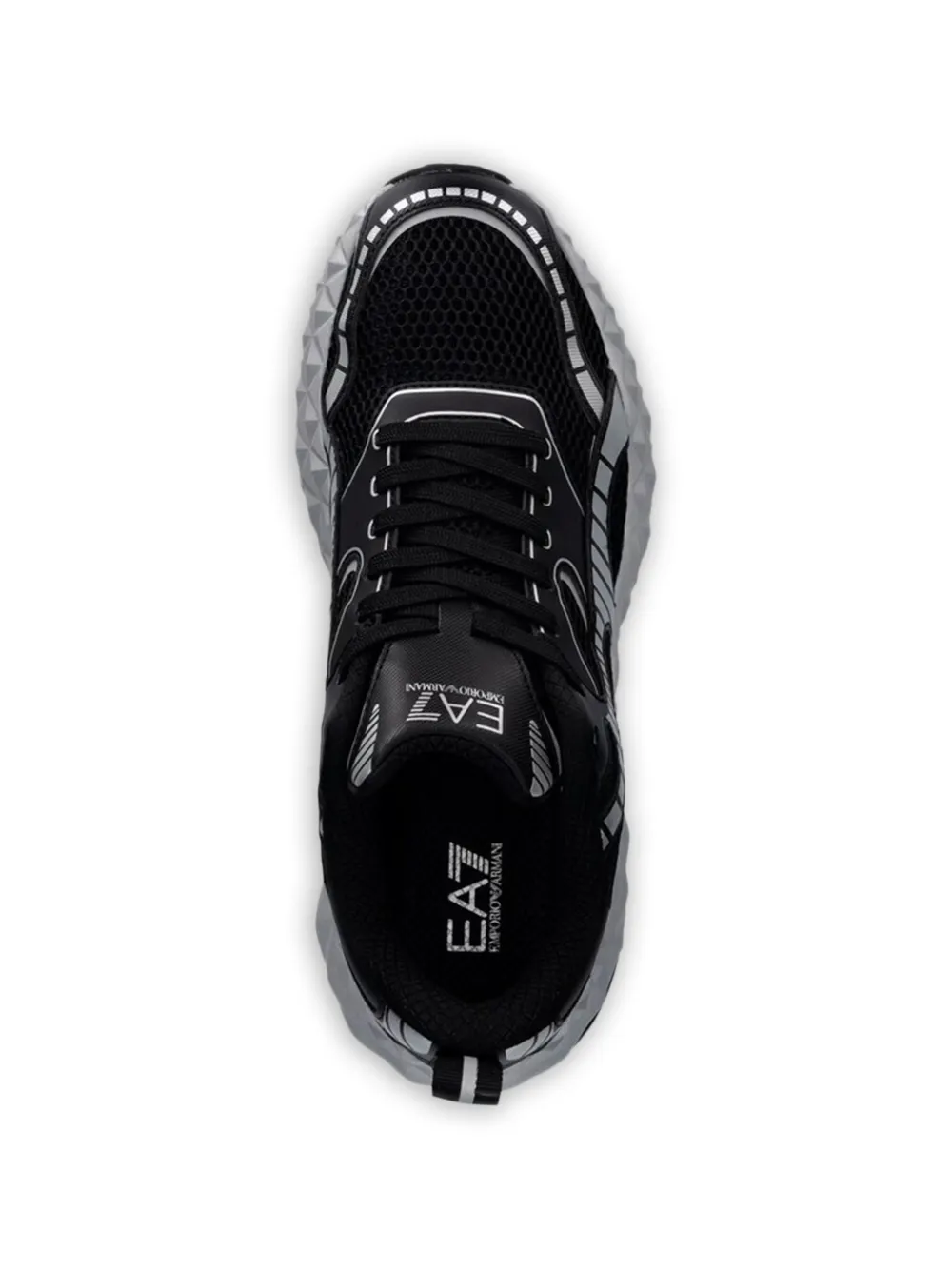 Ea7 Emporio Armani Sneakers met vlakken Zwart