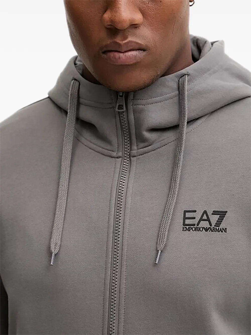 Ea7 Emporio Armani ジップアップ パーカー | グレー | FARFETCH JP