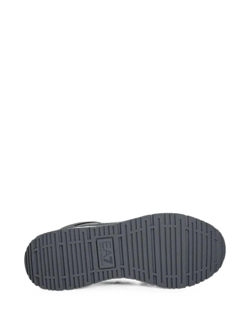 Ea7 Emporio Armani logo-print panelled sneakers Grijs