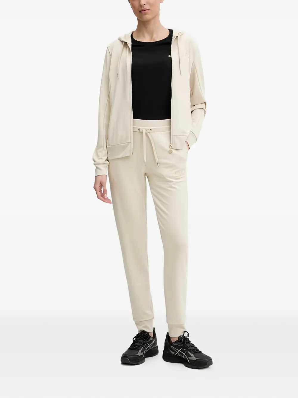 Ea7 Logo-print Track Pants (set Of Two) In Neutral