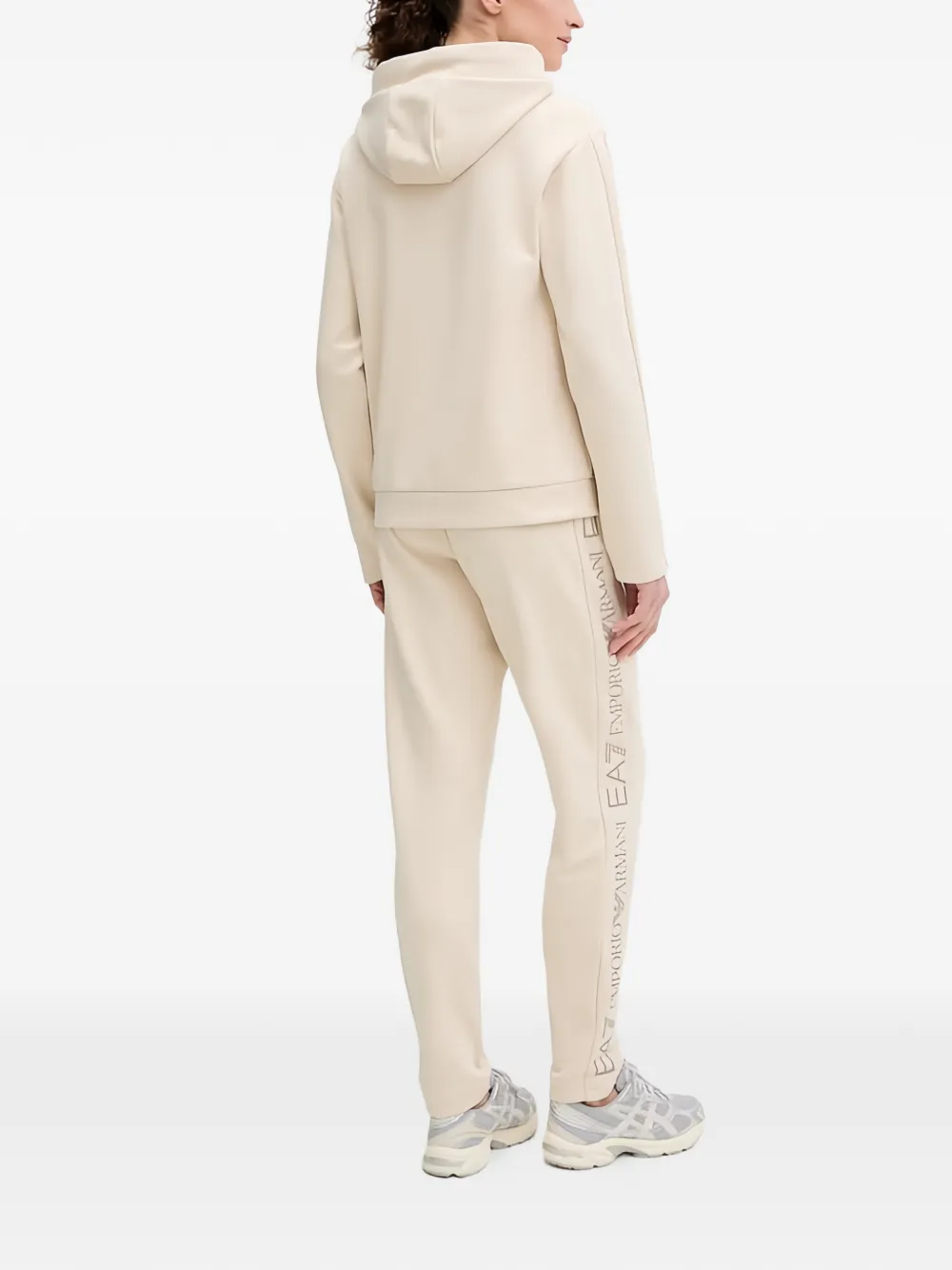 Ea7 Emporio Armani Trainingspak met logoprint Beige