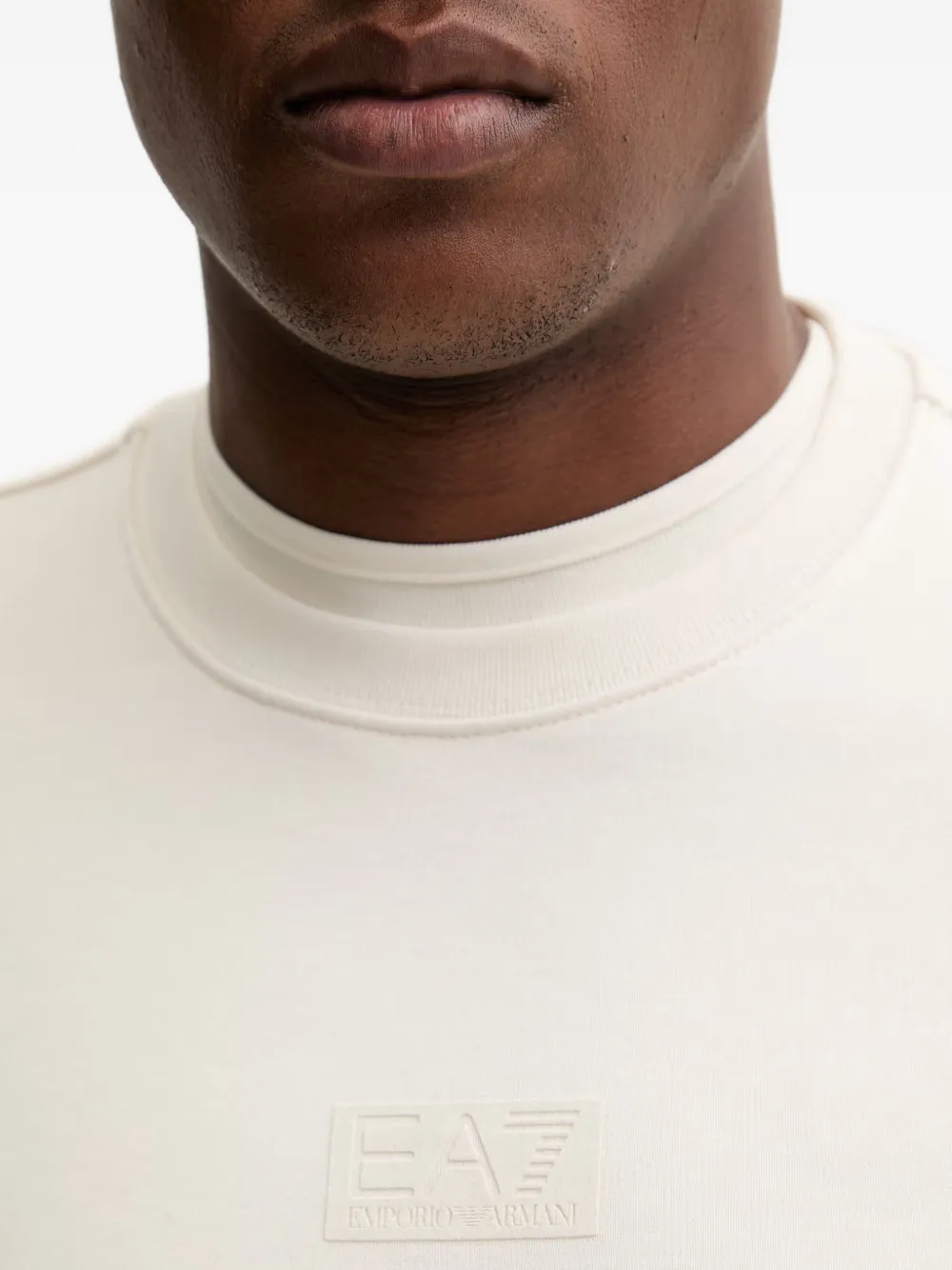 Ea7 Emporio Armani crew-neck sweatshirt Beige