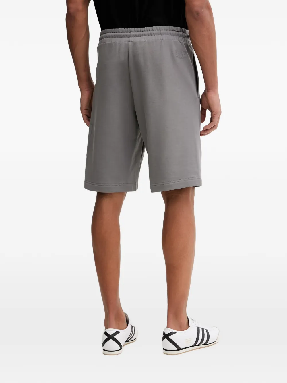 Ea7 Emporio Armani Shorts met logodetail Grijs