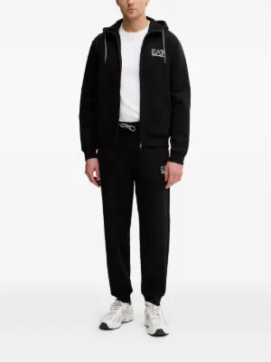 Off-White Spray Logo Loose Hoodie | Black | FARFETCH