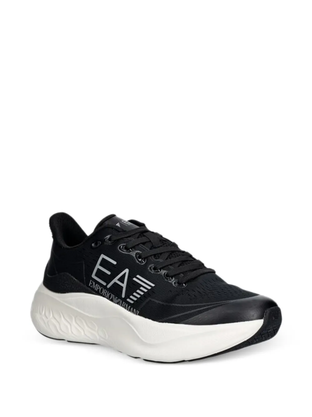 Ea7 Emporio Armani logo-print sneakers Zwart