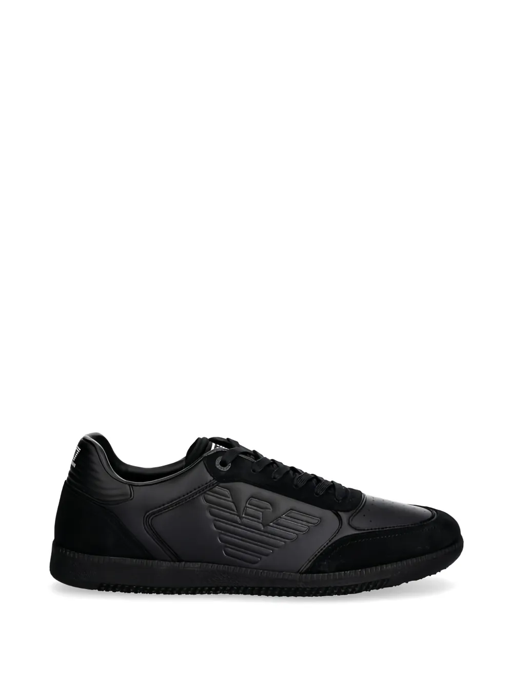 Ea7 Emporio Armani embossed logo sneakers - Nero