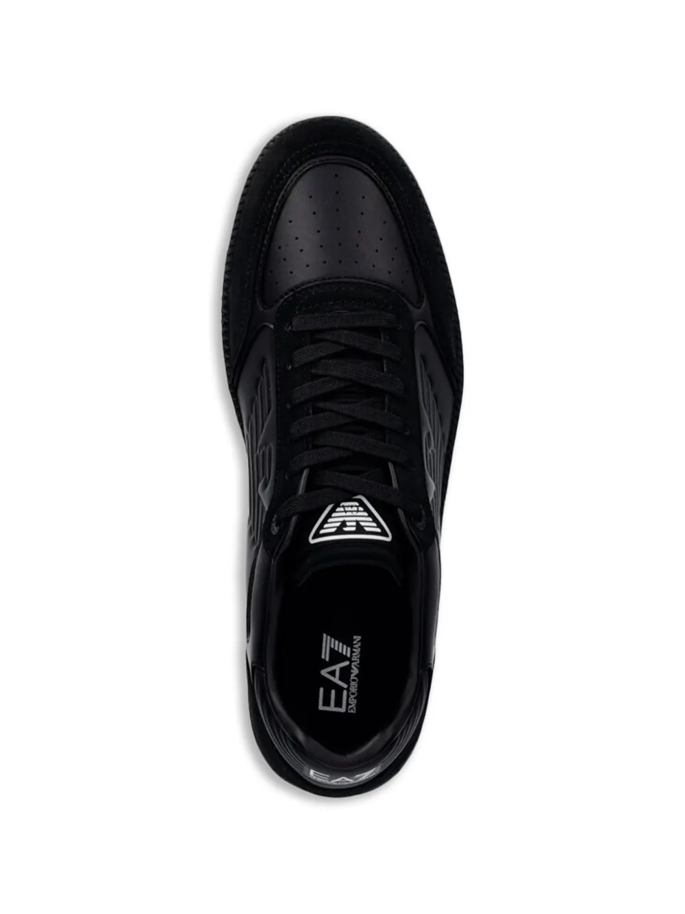 Ea7 Emporio Armani Sneakers met logo-reliëf Zwart