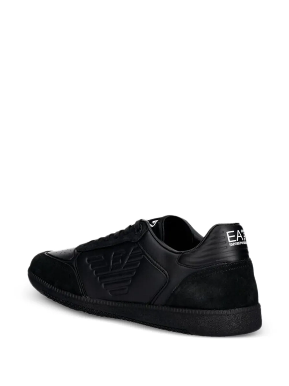 Ea7 Emporio Armani Sneakers met logo-reliëf Zwart