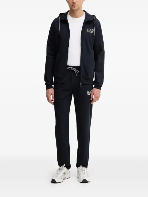 Ea7 Emporio Armani logo-detail hoodie tracksuit