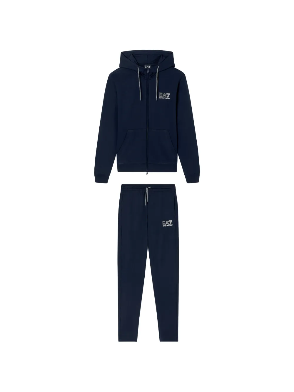 Ea7 Emporio Armani logo tracksuit - Blau