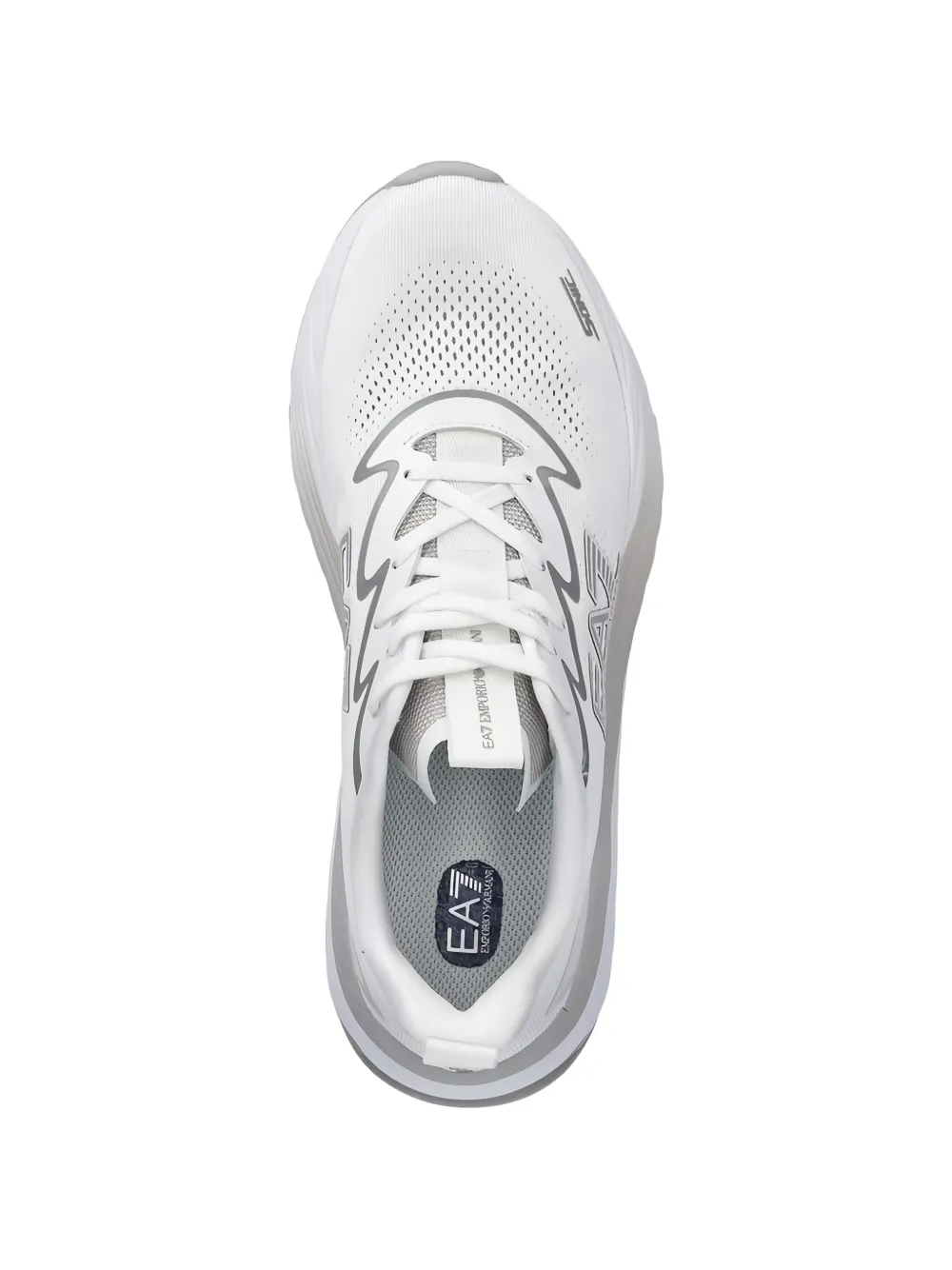 Ea7 Emporio Armani logo sneakers Wit