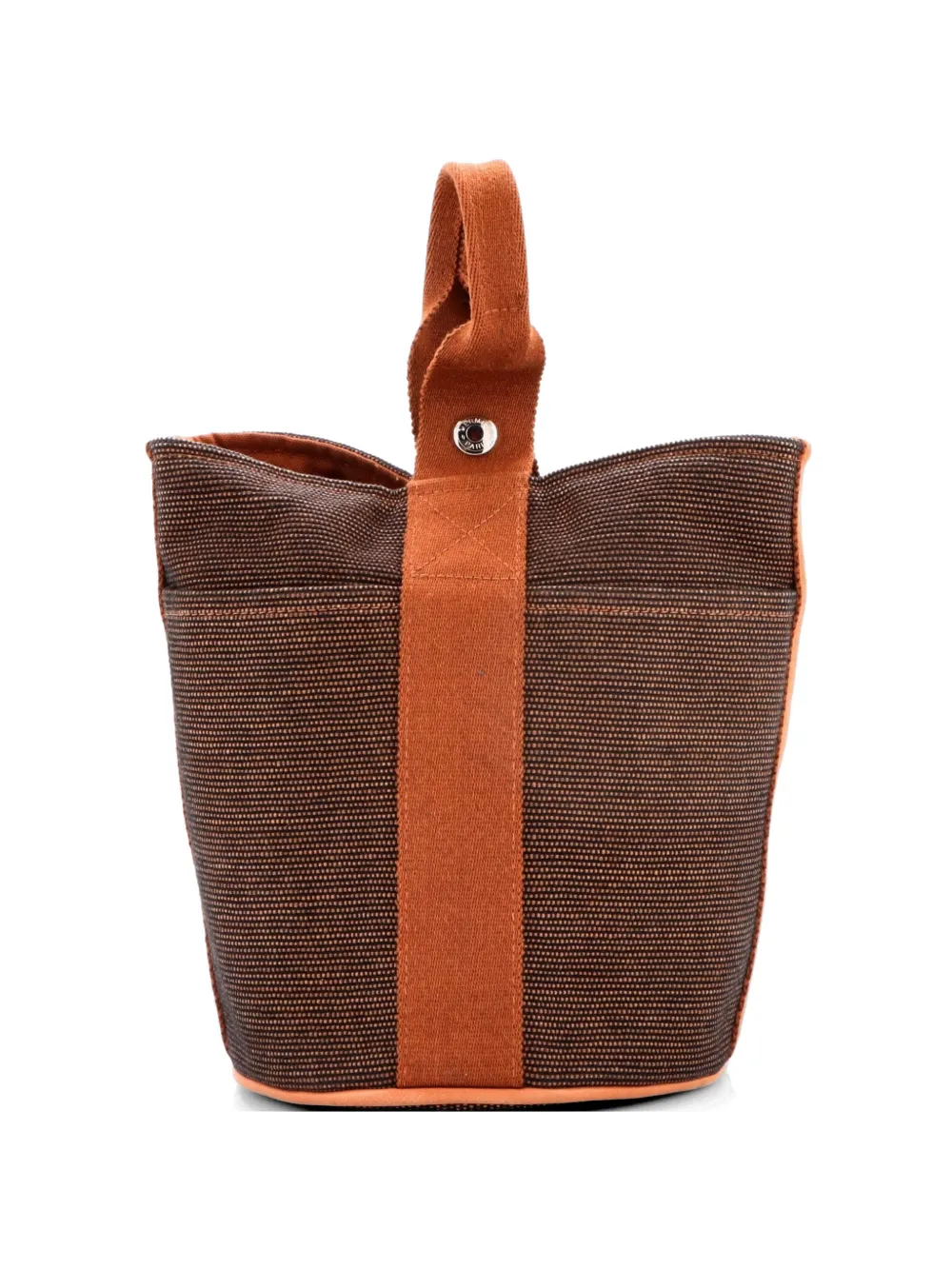 Hermès Pre-Owned Saxo Handbag Toile PM satchel - Brown