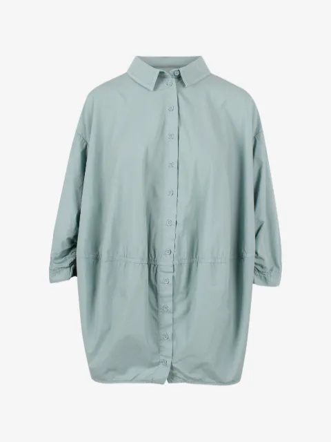 Black Label buttoned mini shirt dress