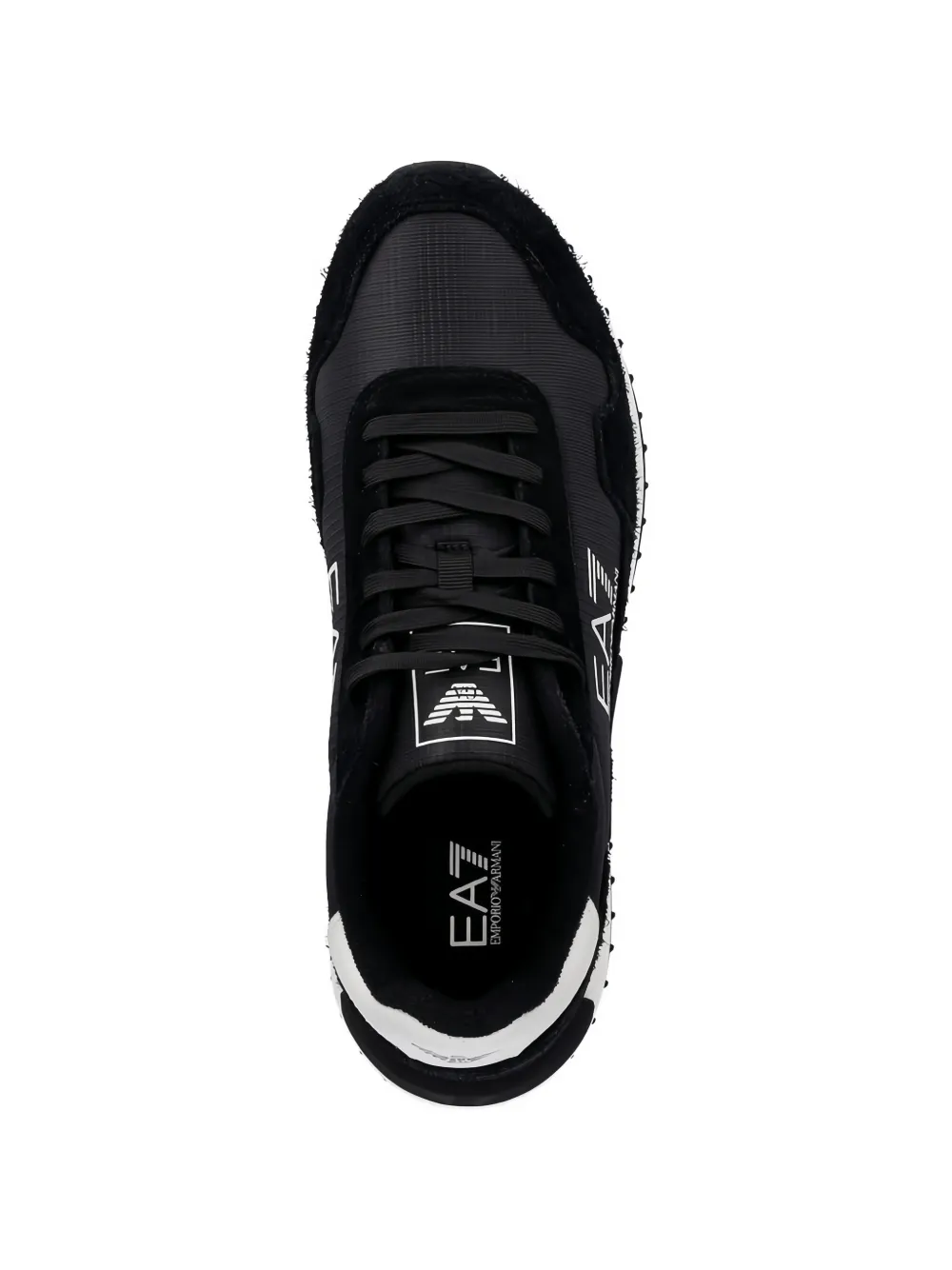 Ea7 Emporio Armani Sneakers met logoprint Zwart