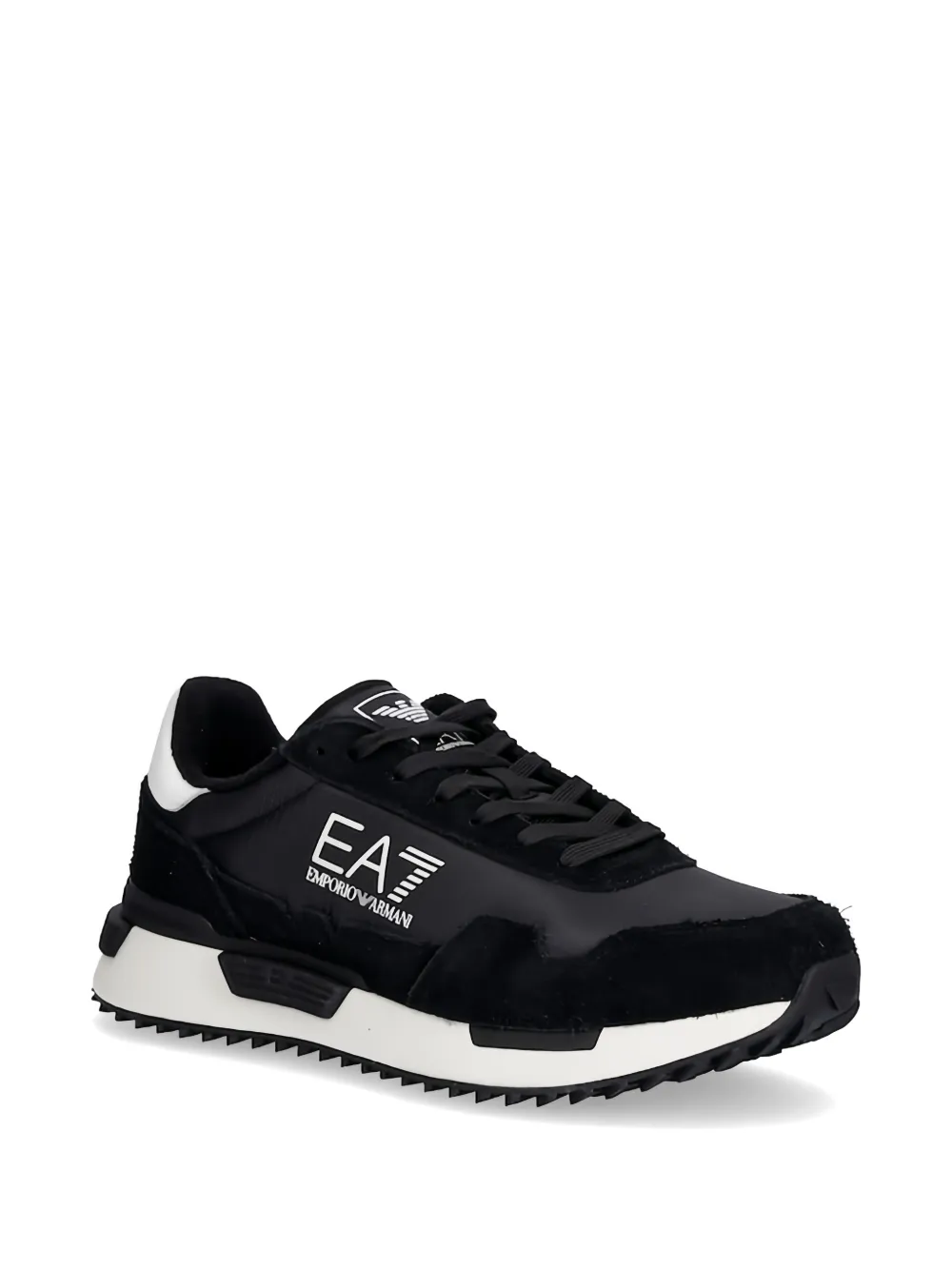 Ea7 Emporio Armani Sneakers met logoprint Zwart