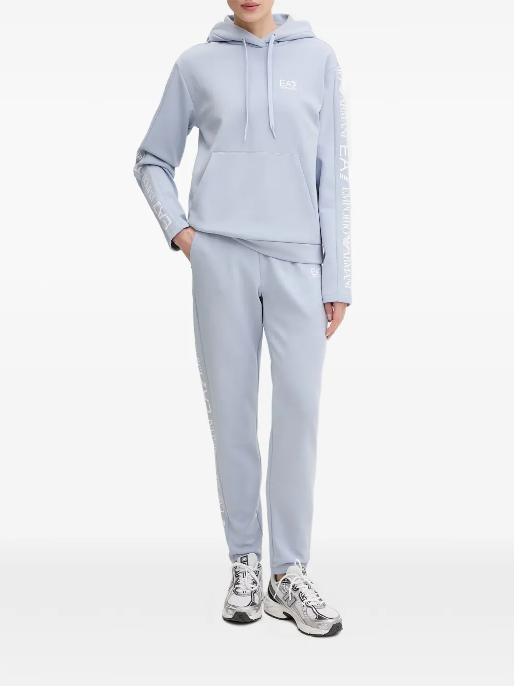 Ea7 Emporio Armani long-sleeve tracksuit - Blu