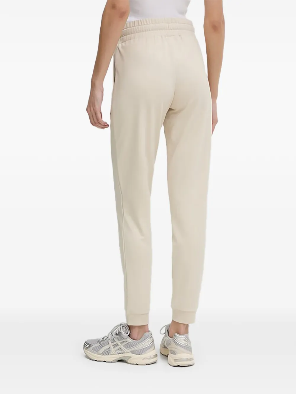 Ea7 Emporio Armani Broek met logo Beige
