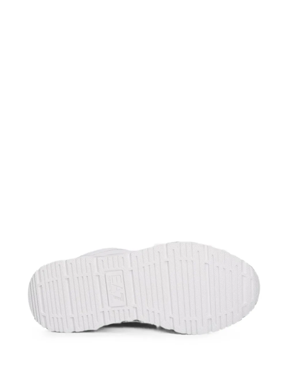 Ea7 Emporio Armani logo-print panelled sneakers Wit