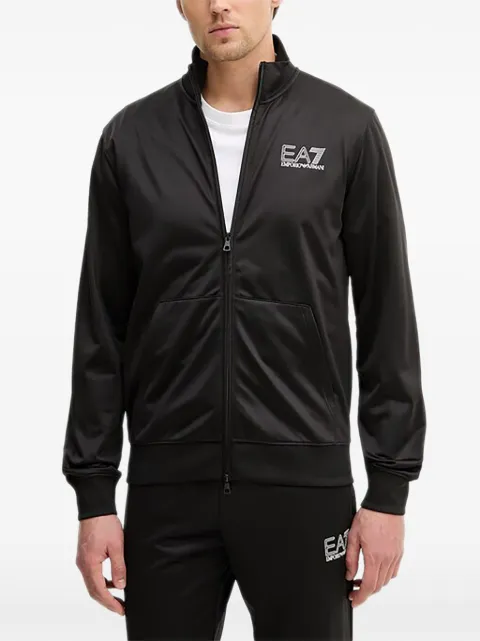 Ea7 Emporio Armani logo zip sweatshirt