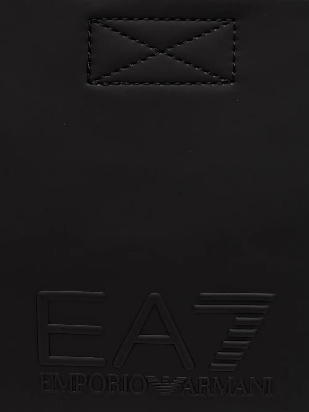 Ea7 Emporio Armani Reistas met verstelbare band en logo-reliëf Zwart