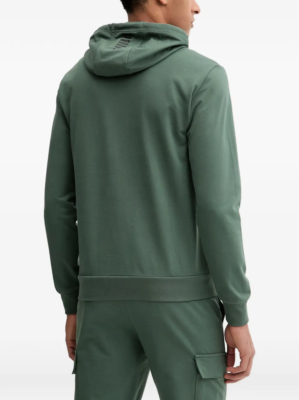 Ea7 Emporio Armani Hoodie met trekkoord Groen