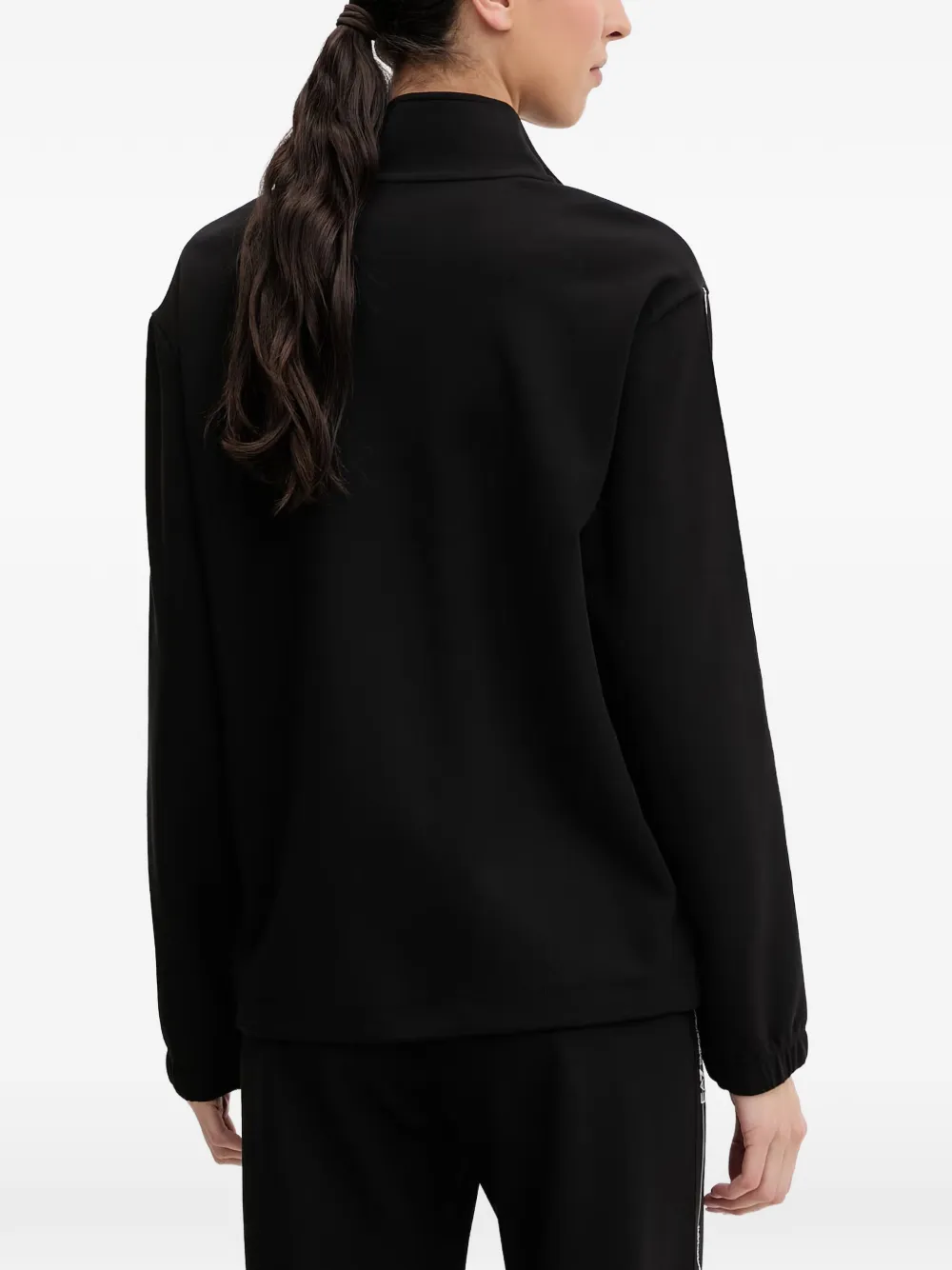 Ea7 Emporio Armani Logo Series sweater Zwart