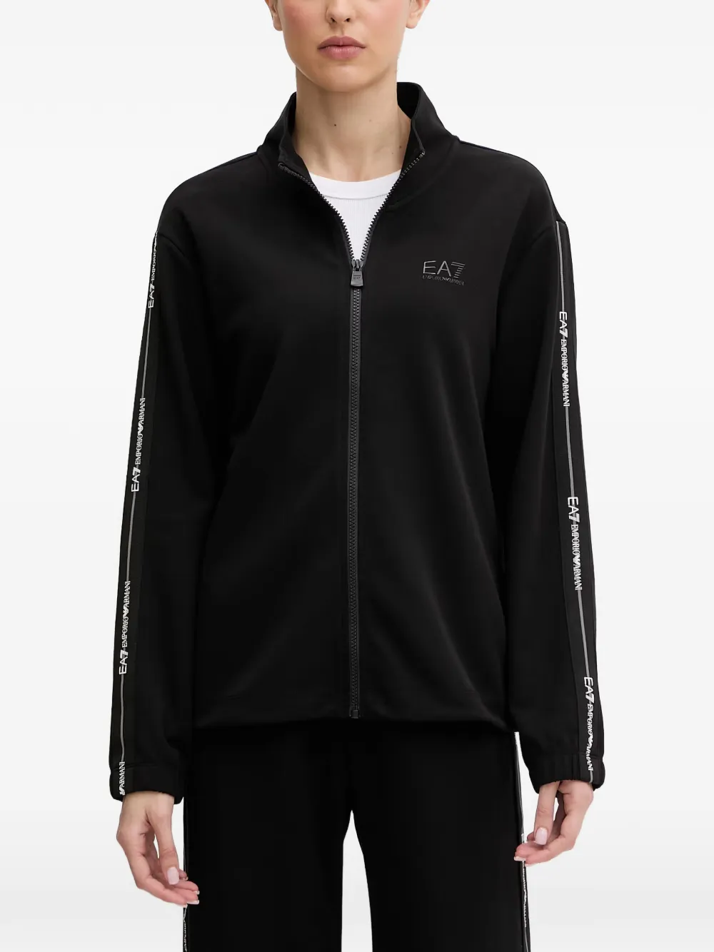 Ea7 Emporio Armani Felpa Logo Series - Nero