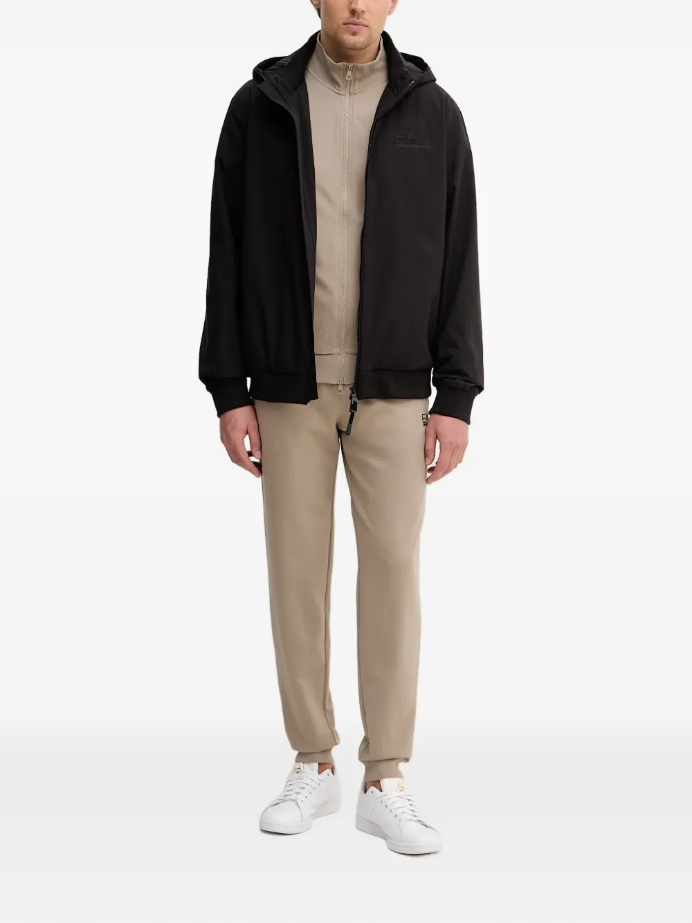 Ea7 Emporio Armani Jack met logoprint Zwart