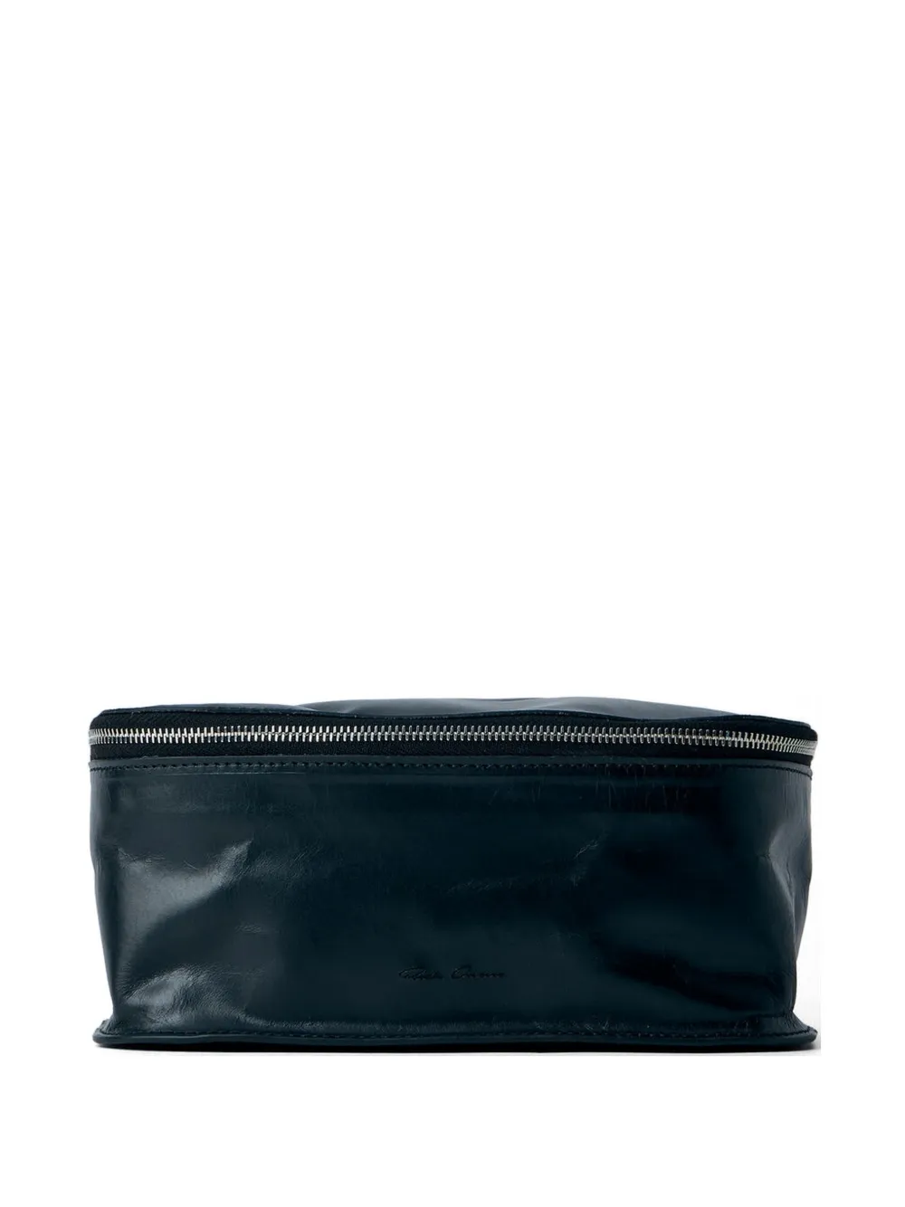 Rick Owens rectangular zip clutch bag - Nero