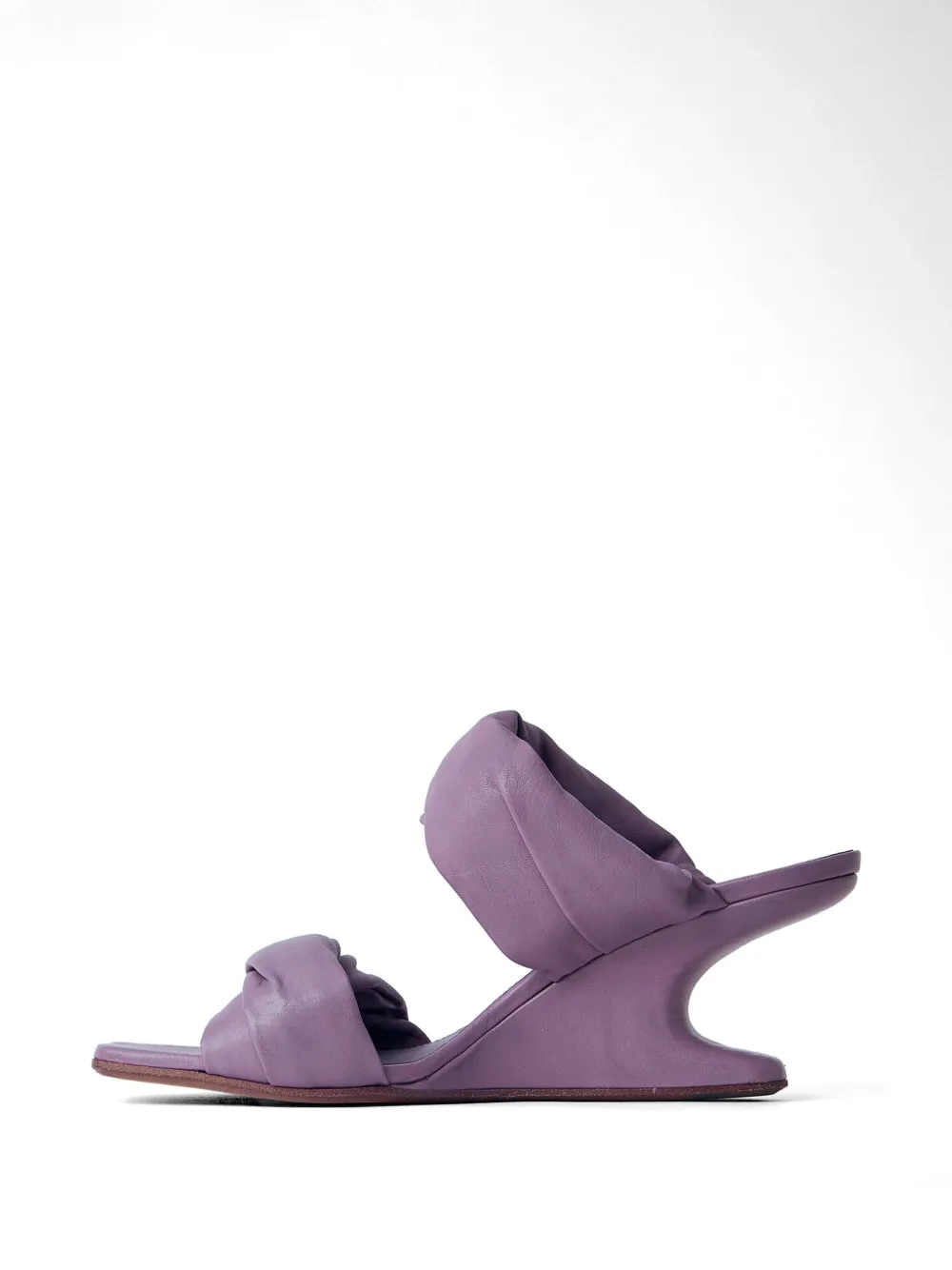 Rick Owens Gedrapeerde sandalen Paars