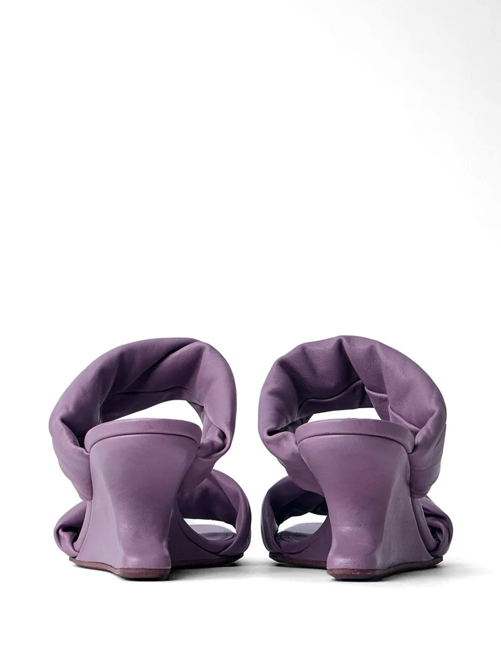 Rick Owens Gedrapeerde sandalen Paars