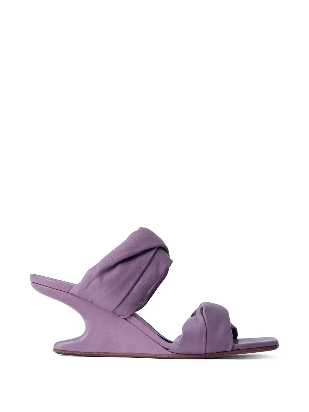 Rick Owens Gedrapeerde sandalen Paars