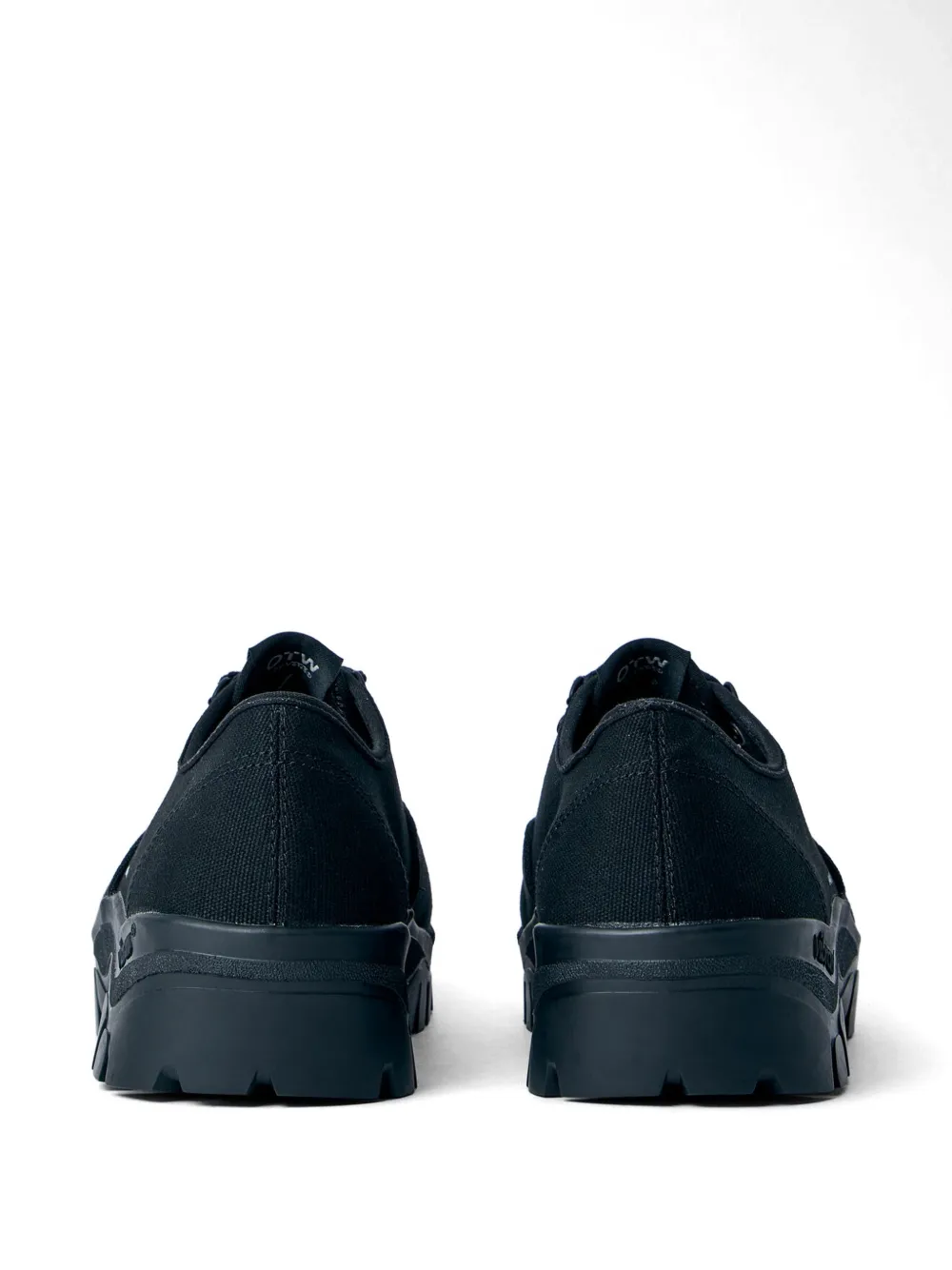 OAMC x Vans canvas sneakers met chunky zool Zwart