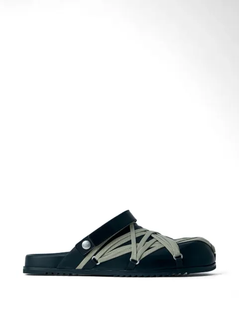 Rick Owens cross-strap slippers