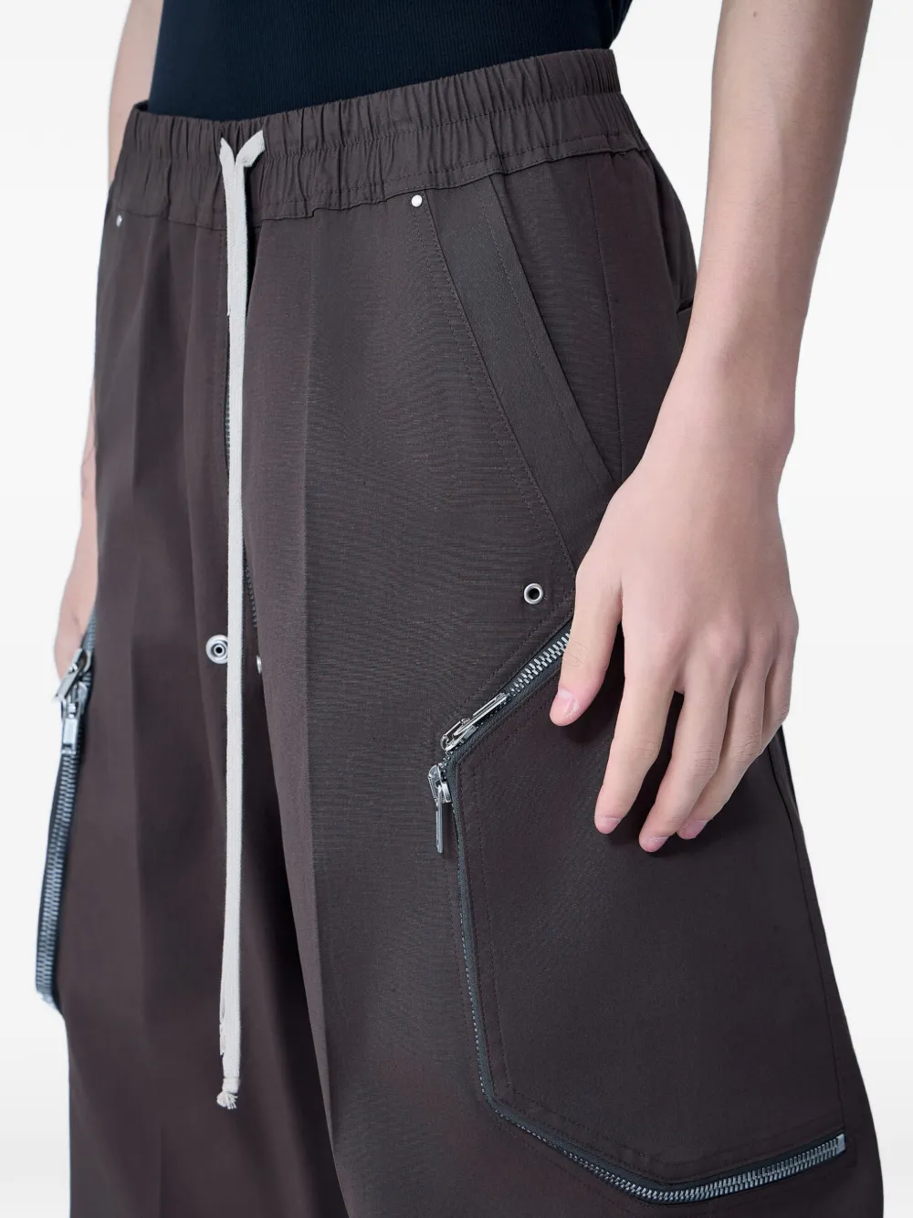 Rick Owens Broek met trekkoord Bruin