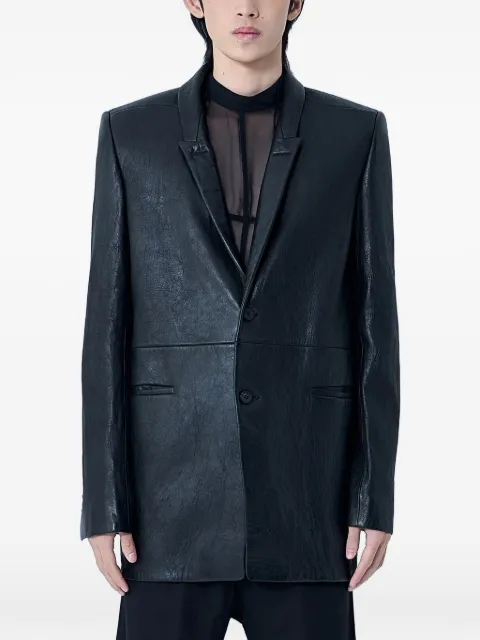 Rick Owens chamarra Concordian de piel
