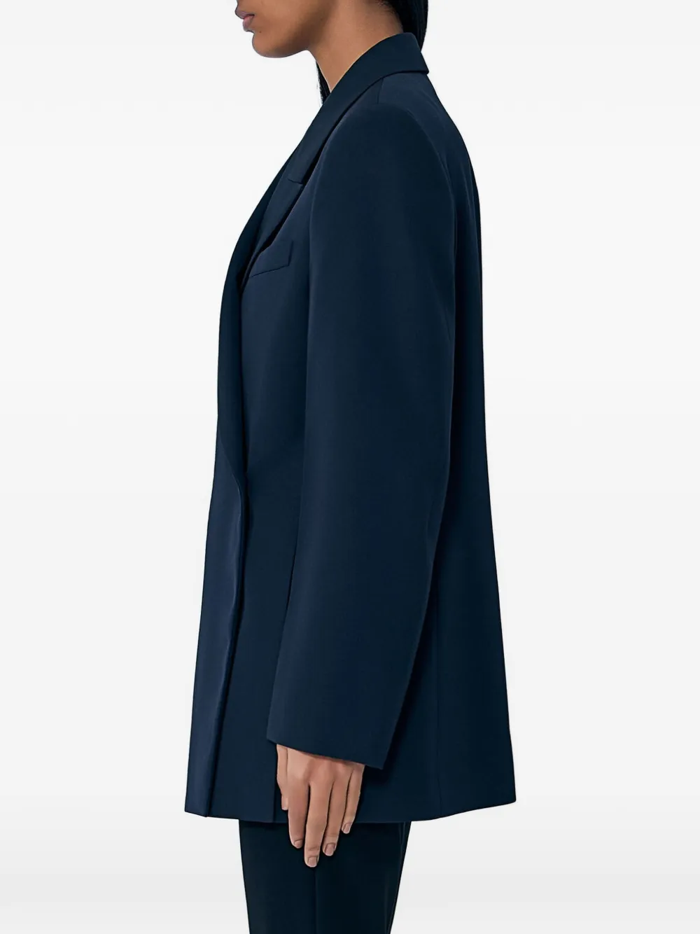  Jil Sander Double-breasted Blazer - Blue 