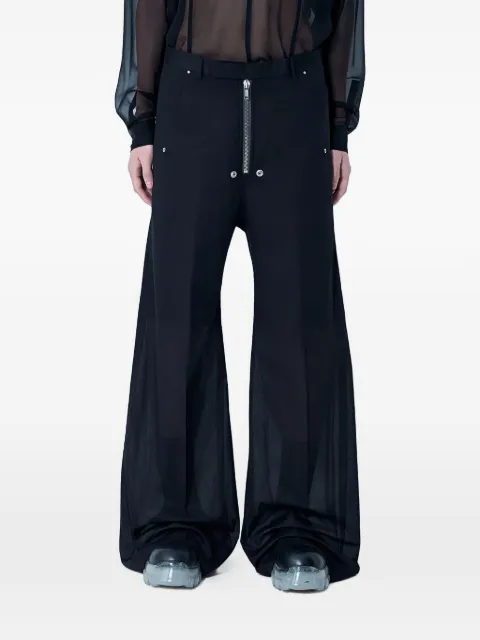 Rick Owens pantalon zippé à poches cargo