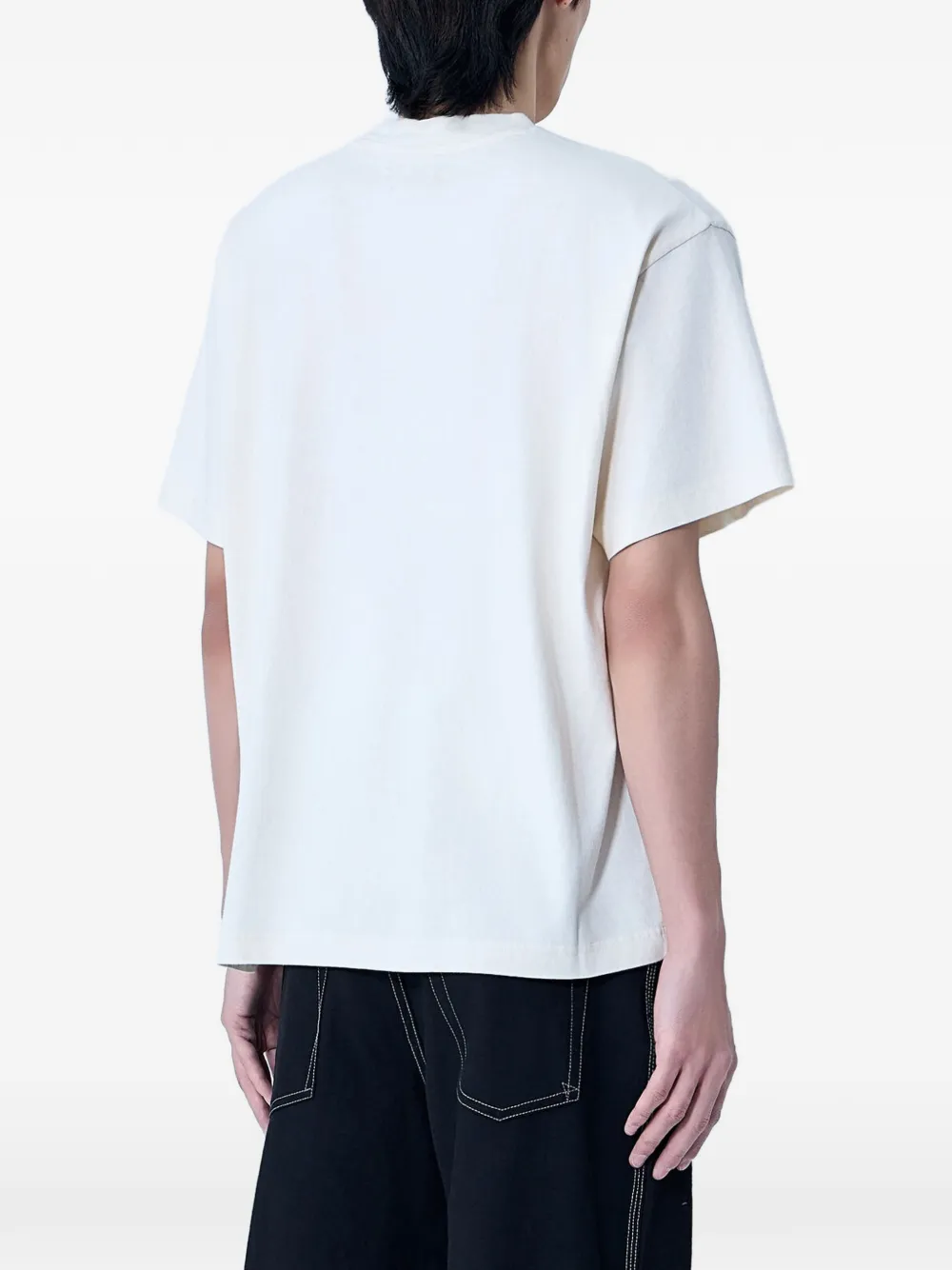  Story Mfg. Logo-embroidered T-shirt - Neutrals 