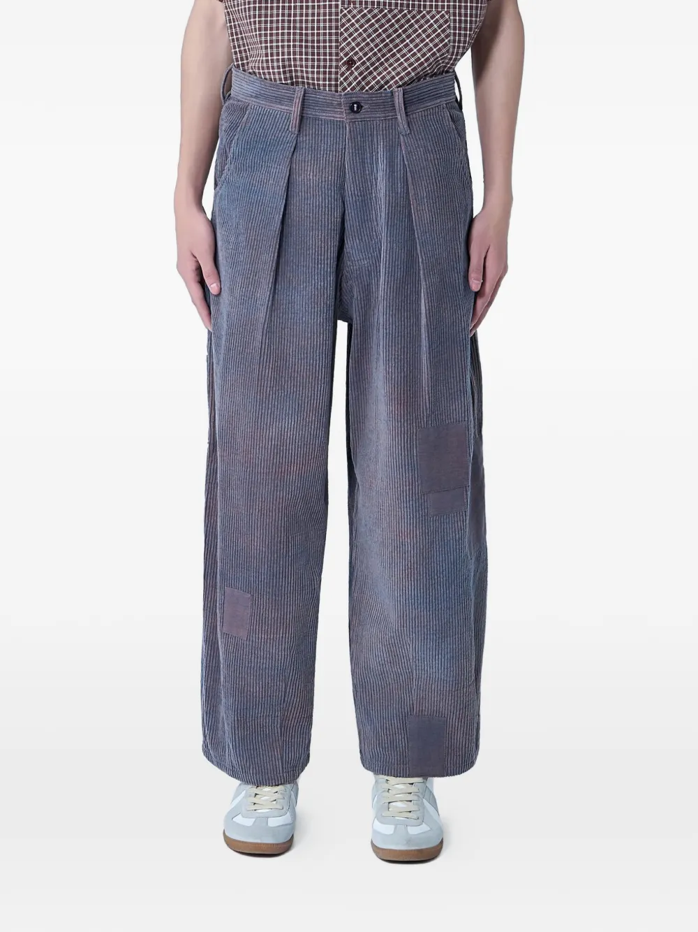 STORY mfg. corduroy trousers - Blu