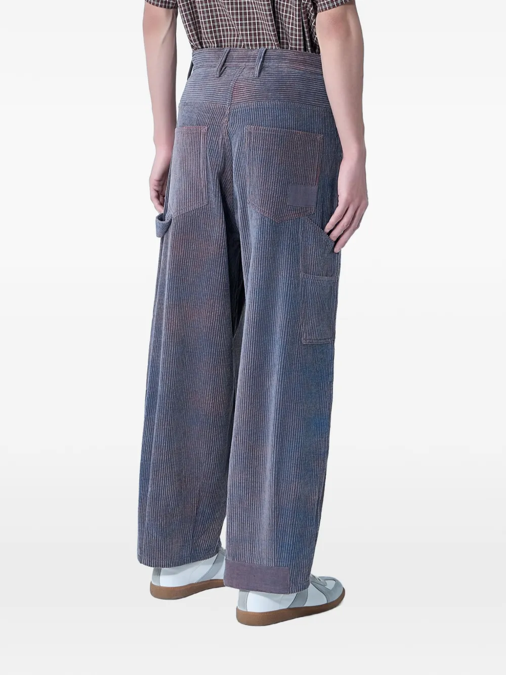 STORY mfg. Ribfluwelen broek Blauw