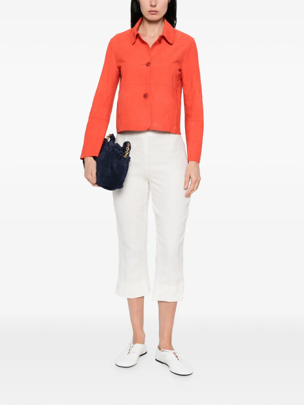  Bully Pocket Button Jacket - Orange 