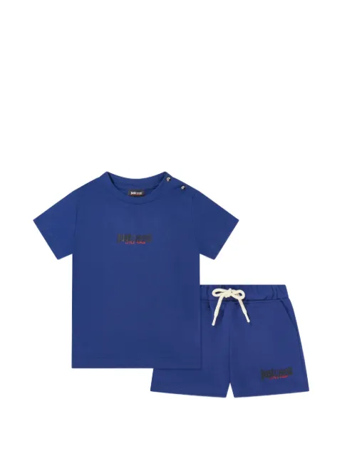 Just Cavalli Kids logo t-shirt and shorts