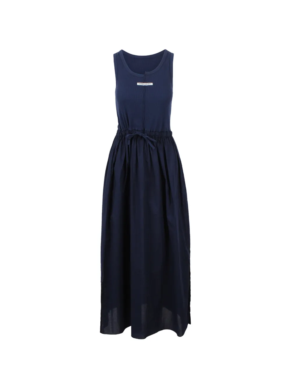 Noumeno Concetp drawstring-waist sleeveless dress - Blue