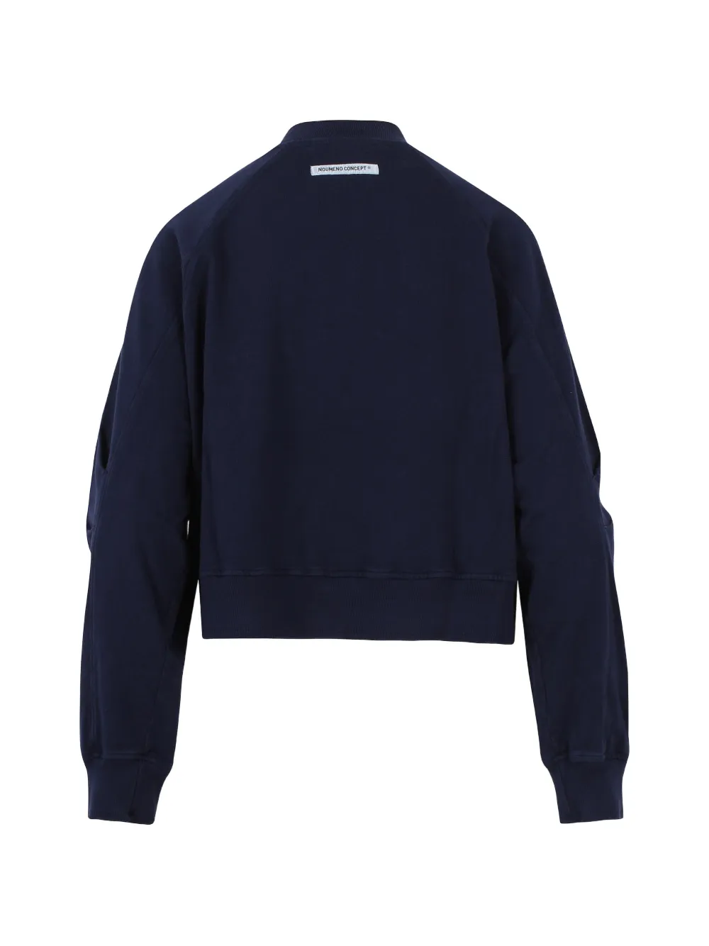 Noumeno Concetp Bomberjack met logopatch Blauw