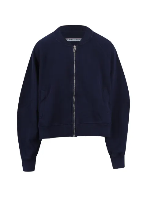 Noumeno Concetp logo-patch bomber jacket