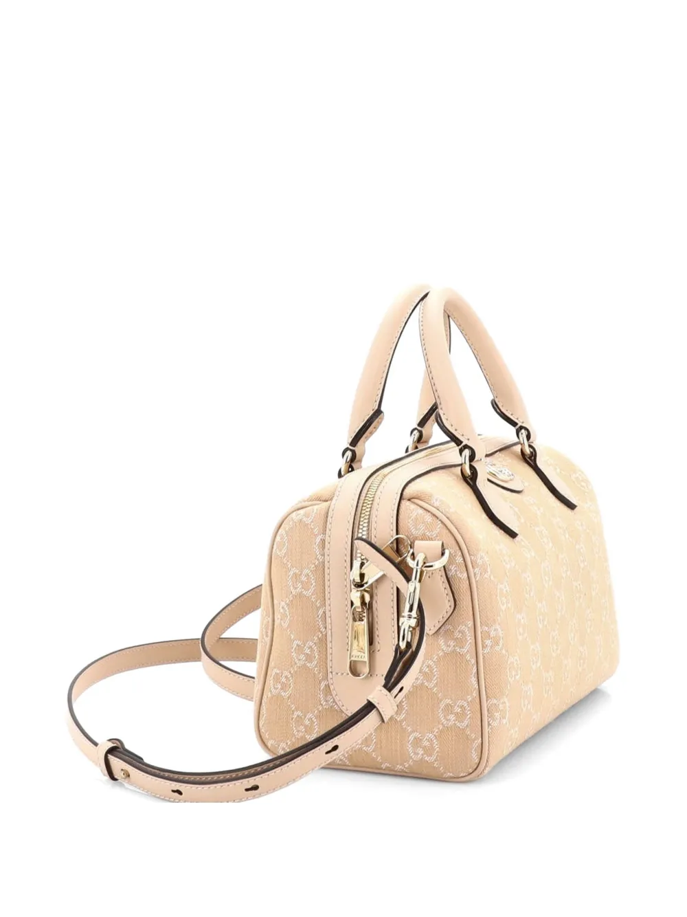 Ophidia Convertible Boston Bag Gg Denim Small Shoulder Bag