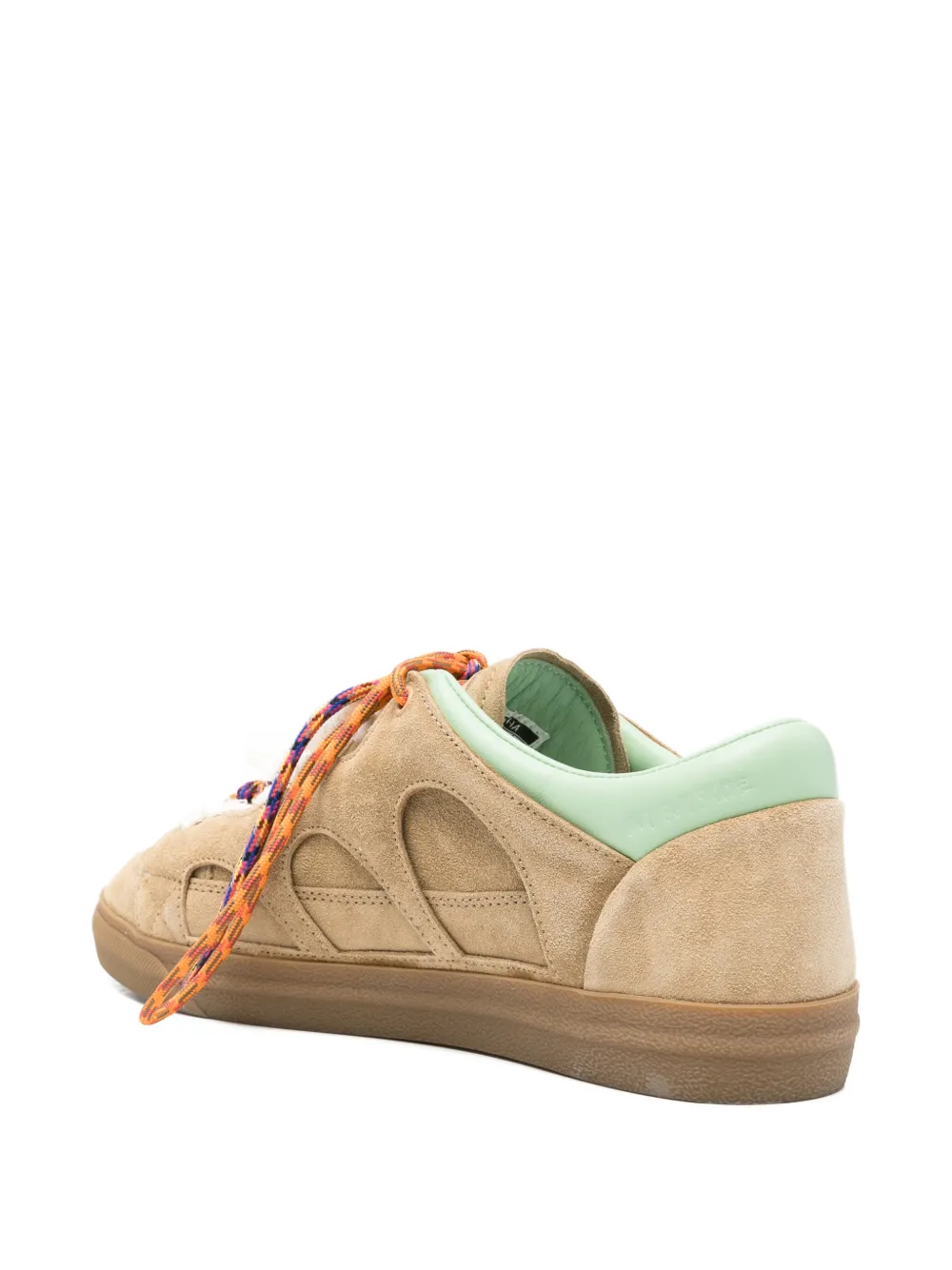 SANTHA Uitgesneden sneakers Beige
